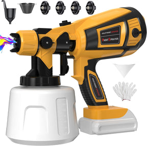 Cordless Paint Sprayer Gun with Single Battery