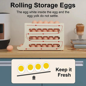 AUTOMATIC SCROLLING EGG HOLDER